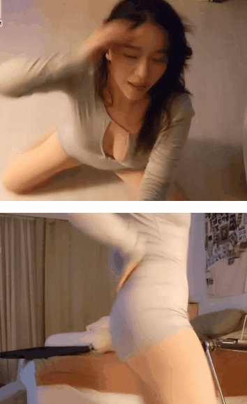 BJ 미래 숙여주는 가슴골 천장캠