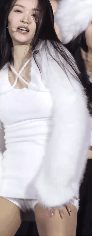 순백색 속바지 도끼 오마이걸 유아