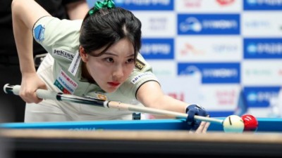 정수빈, 강호 연파하며 16강 진출…박정현과 격돌